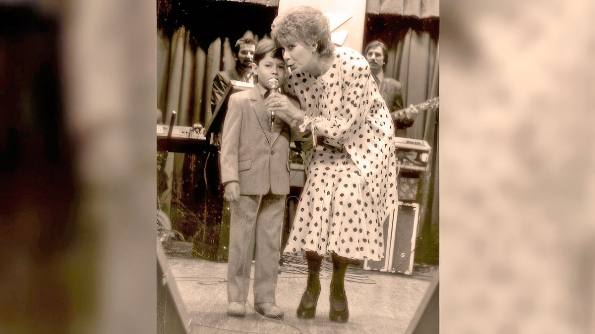 Эдита Пьеха с внуком