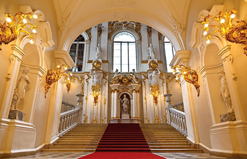 Посольская (Иорданская) лестница. Эрмитаж.