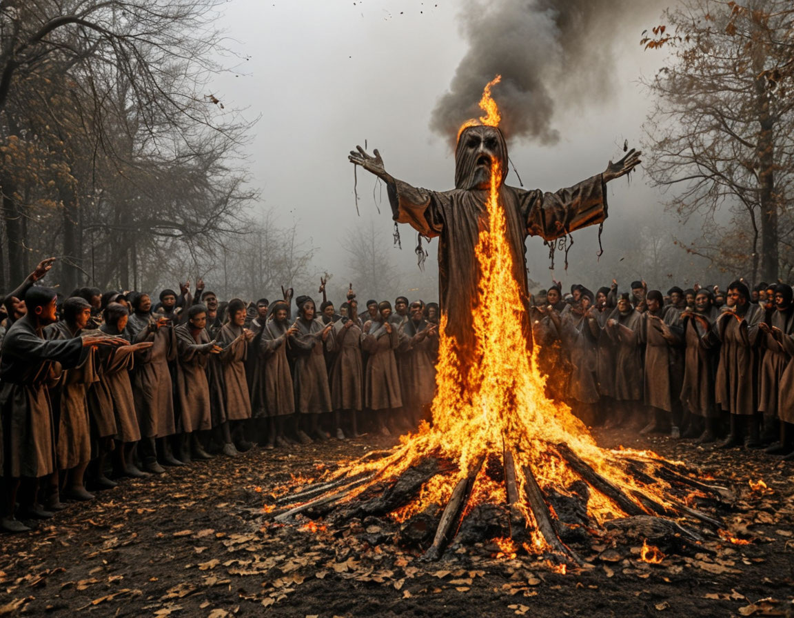 Сжгание чучела