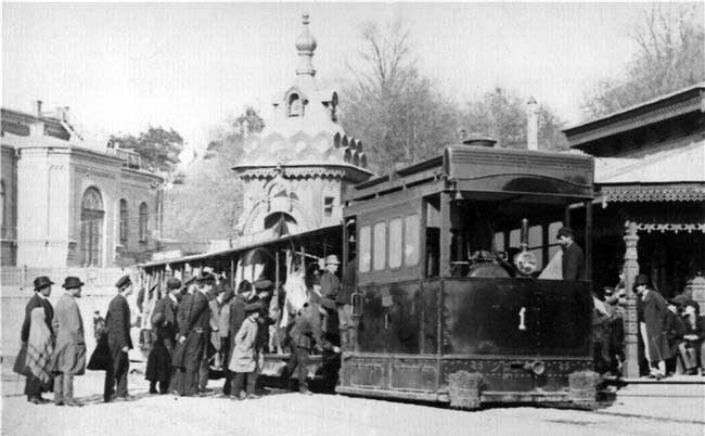 Первый трамвай в Киеве, 1892г.