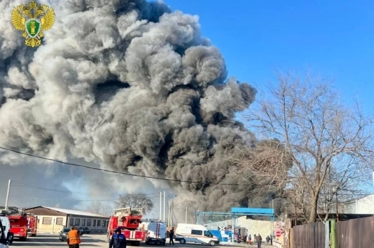    На ростовском складе ликвидировали открытое горение