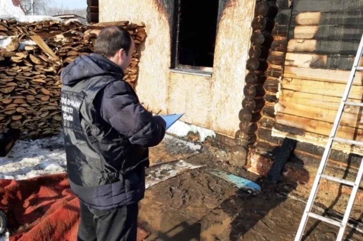    Названа возможная причина пожара в Шадринске, где погибло трое детей