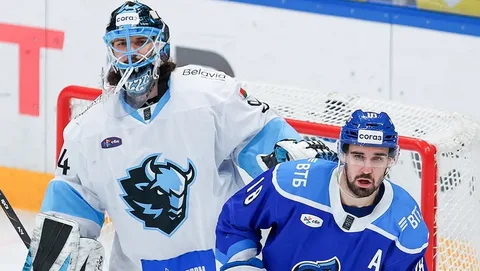 Матч "Динамо" Минск - "Динамо" Москва.