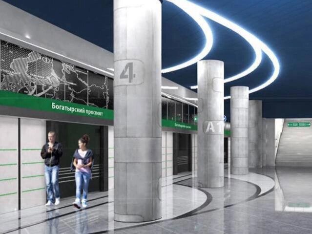    станция метро богатырская Фото: Telegram-канал «Подземник».