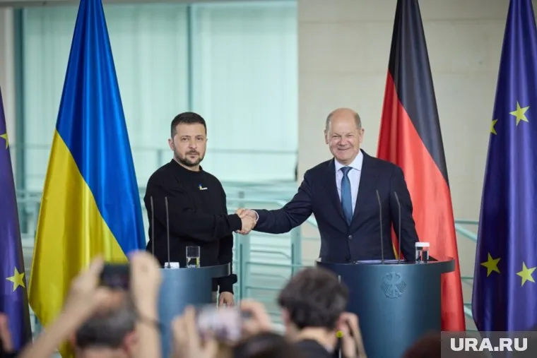 Одна из причин, по которым Германия столкнулась с экономическими проблемами — финансирование Украины
Фото: Официальный сайт президента Украины