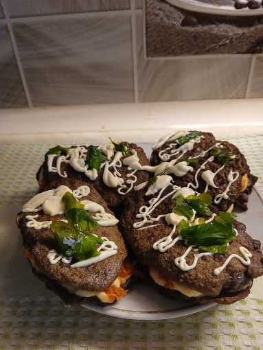   Мини тортики  печёночные