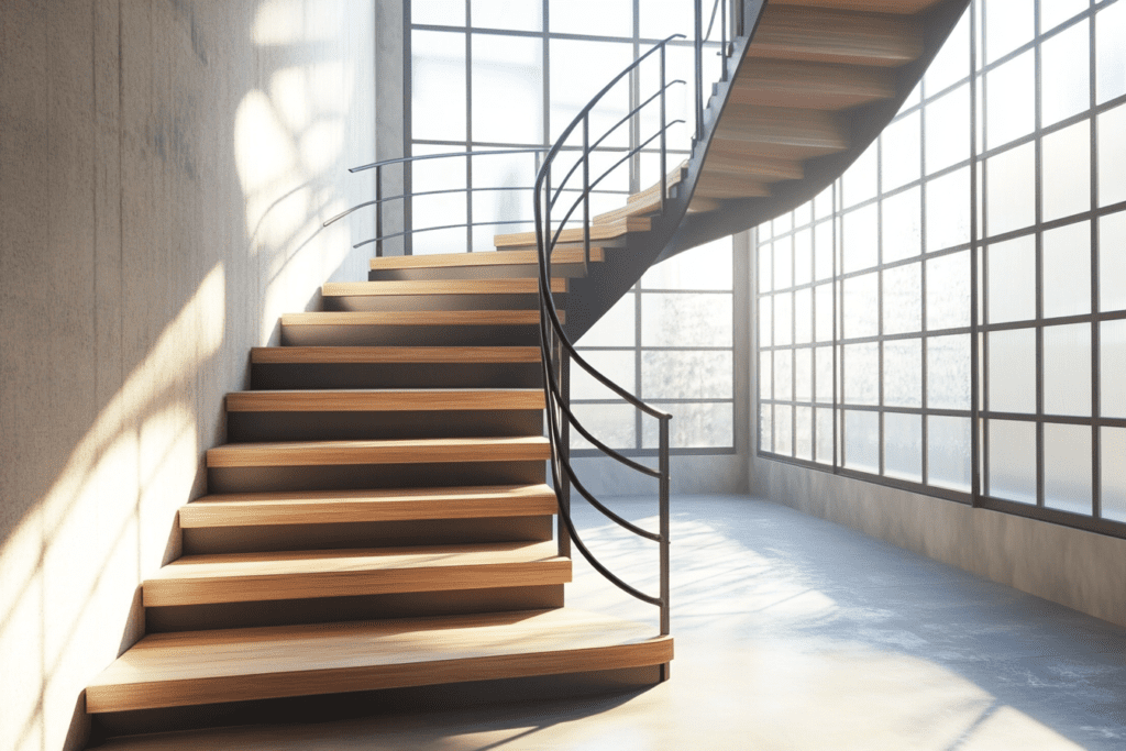    Комбинированные лестницы в Уфе: индивидуальный дизайнерский проект для вашего интерьера от ZMK-Zenit ZMK-ZENIT