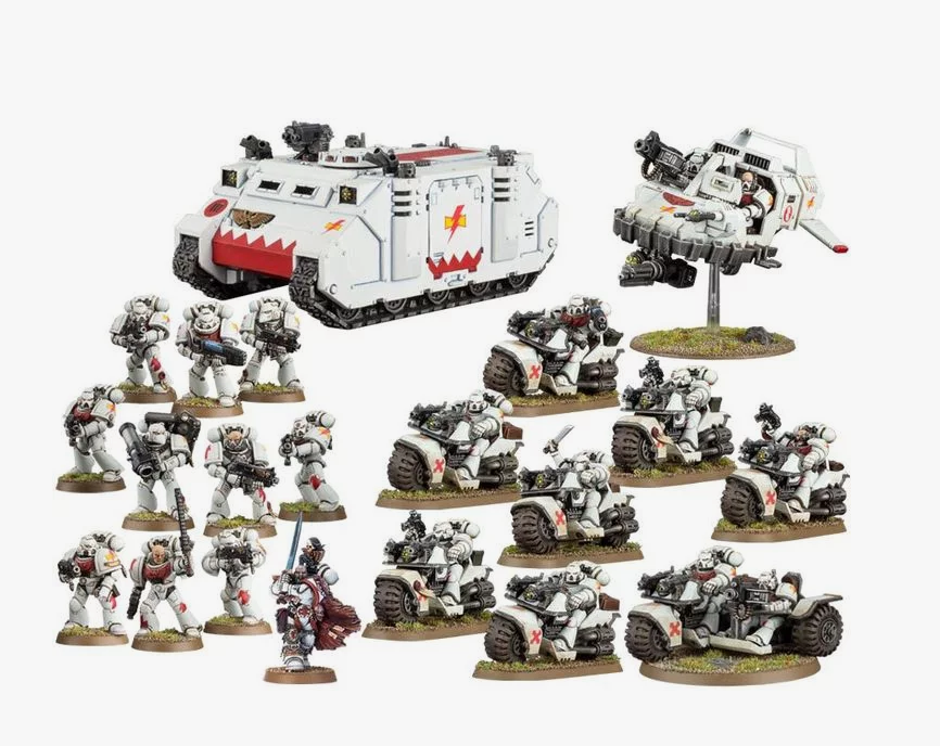 Минатюры легона "Белых шрамов"