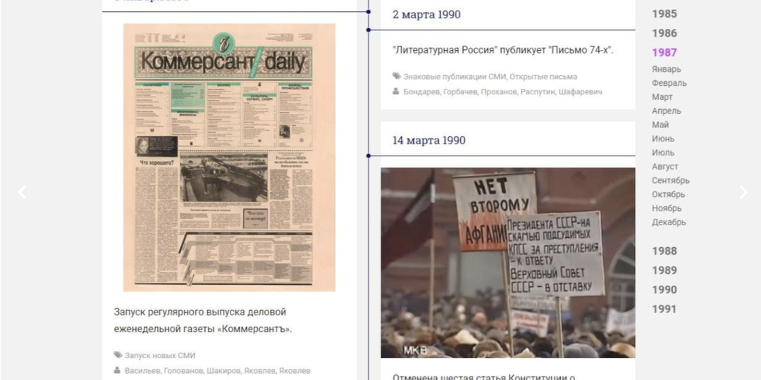 Как таймлайны помогают рассказывать истории
