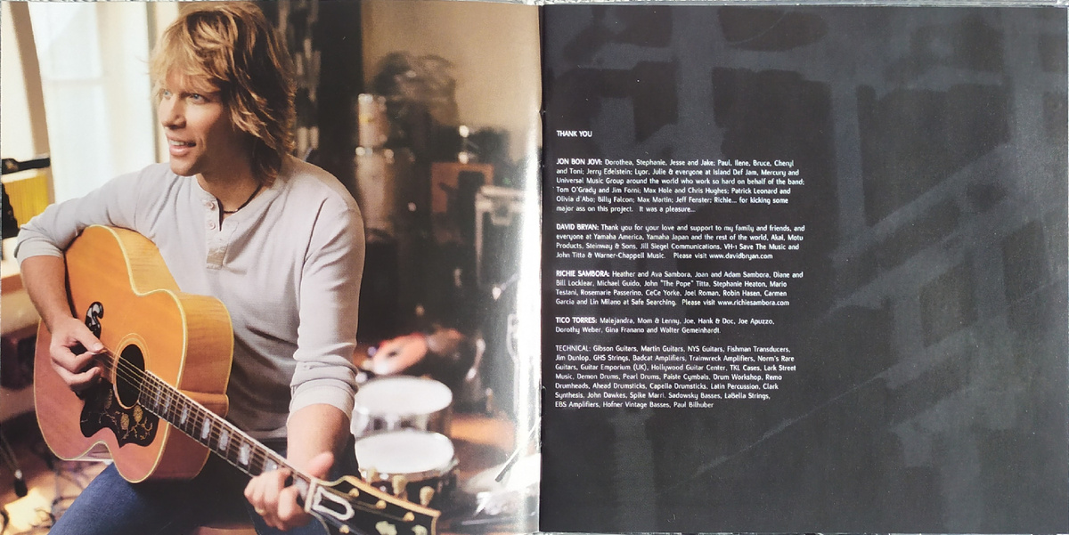 Bon Jovi "This Left Feels Right" SACD - booklet 1