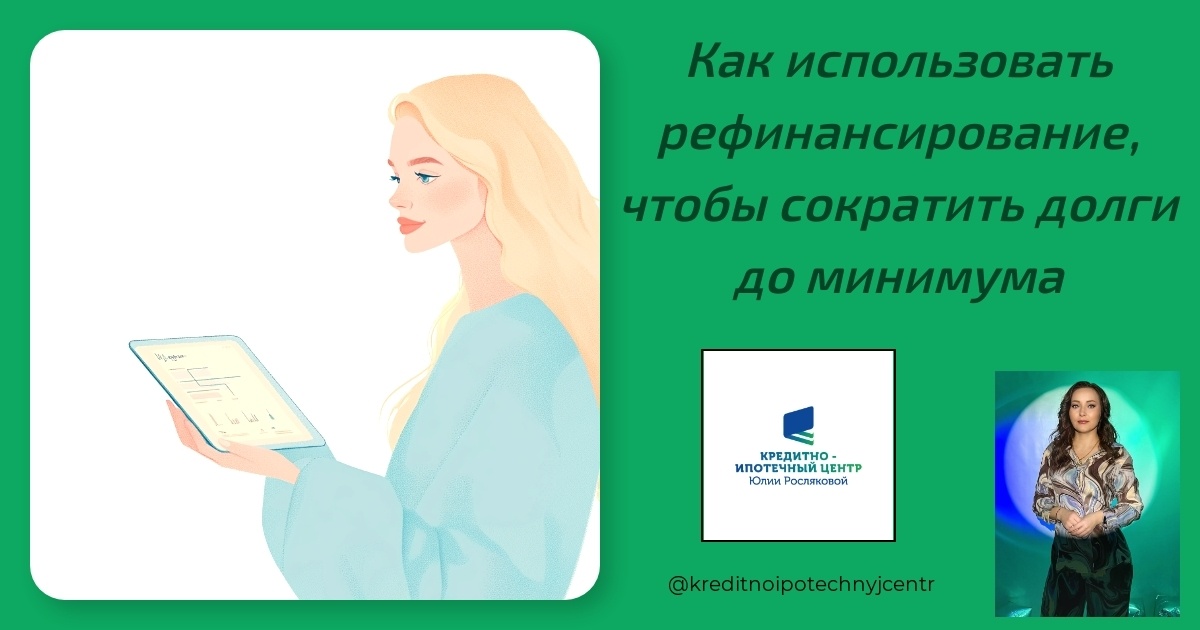    kak-ispolzovat-refinansirovanie-sokraschat-dolgi-do-minimuma Юлия Сергеевна Рослякова