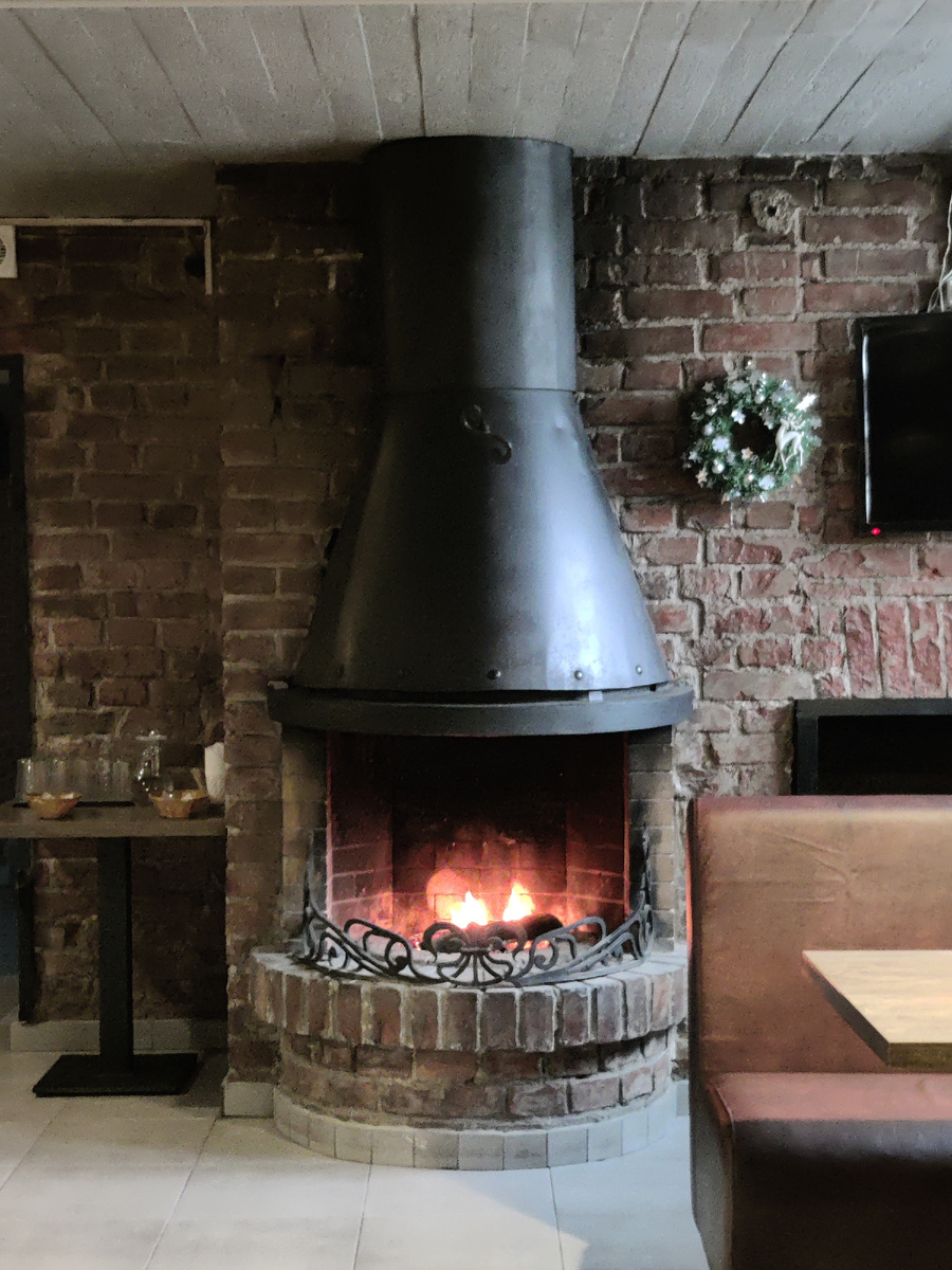 Любимый камин в отеле