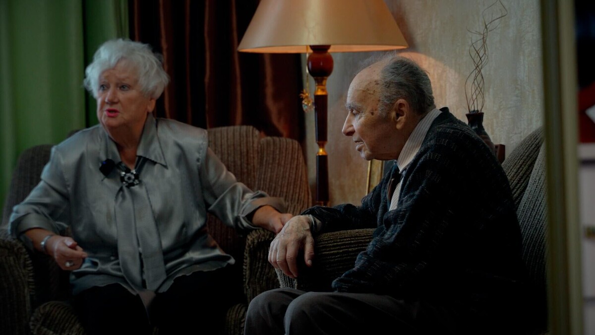 Жители блокадного Ленинграда, воспитанники эвакуированного в Ереван детдома N 82 Алла Трифонова (Желбунова) и Владимир Смоткин © Photo : provided by Yekaterina Dodzina, Andrey Radin