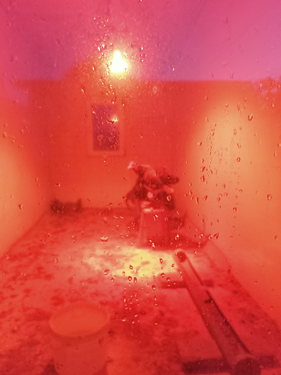 Инфракрасная лампа греет курятник