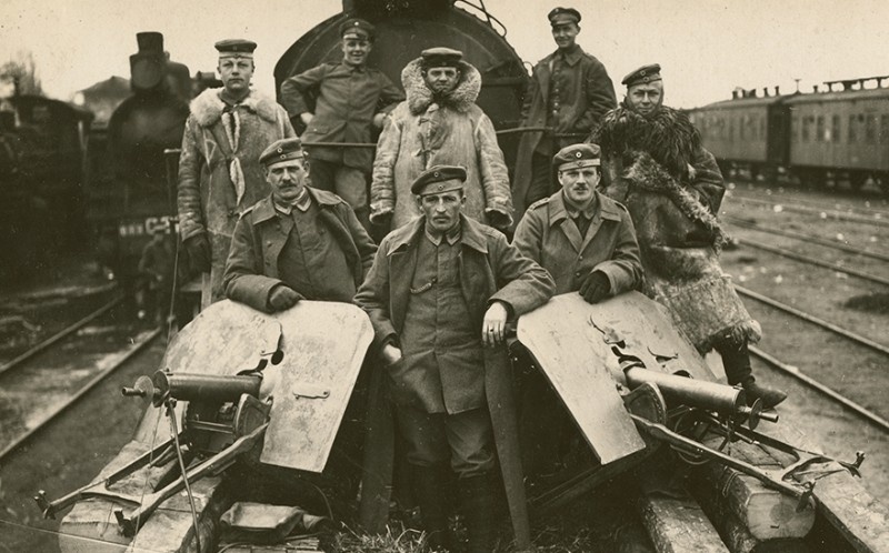 Немцы на Украине в 1918 году.