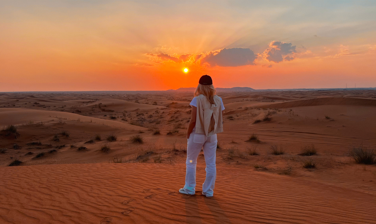 Пустыня Руб-Эль-Хали на закате