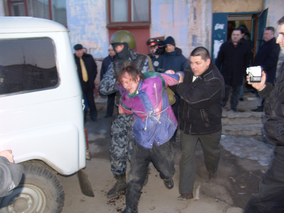 Захват убийцы. Фото Расула Мясегутова