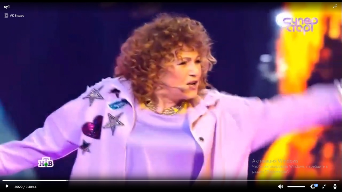 Ксения Георгиади. Кадр передачи. Фото автора. 