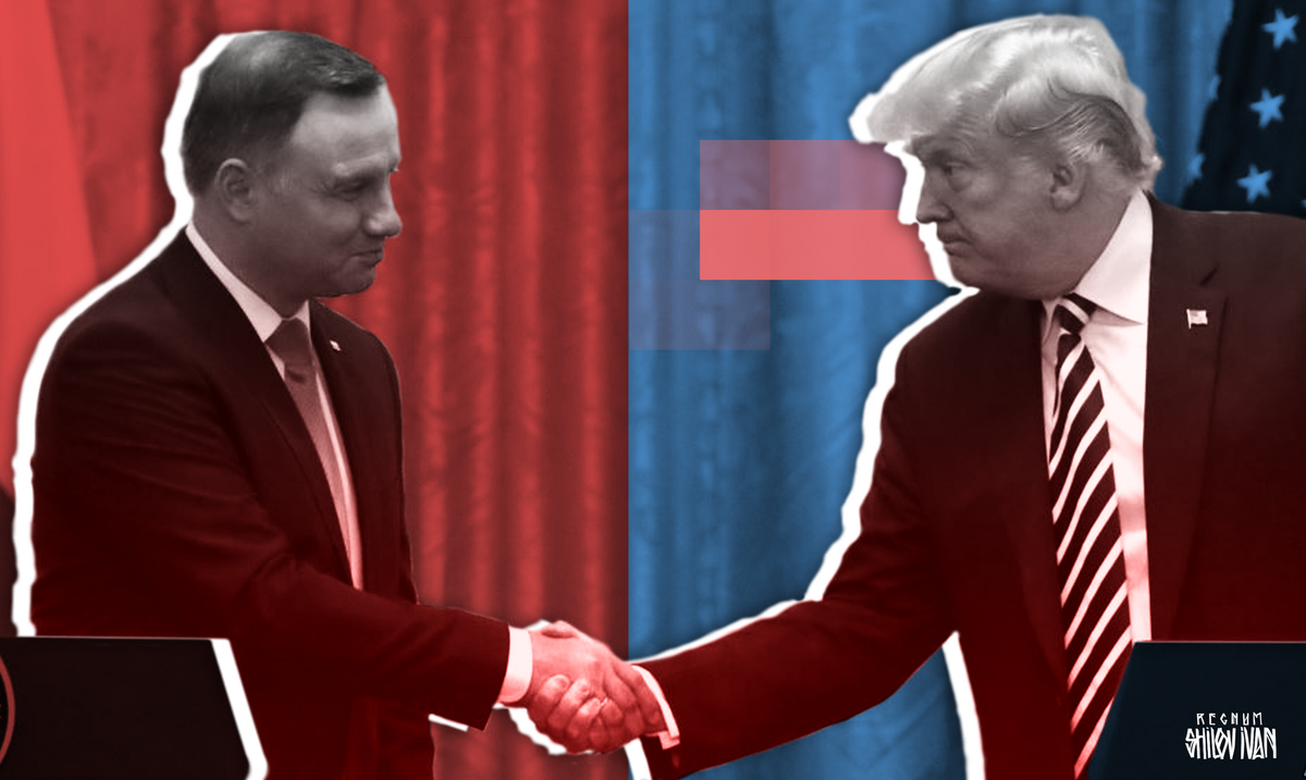    Дональд Трамп и Анджей Дуда / Источник: Иван Шилов © ИА REGNUM