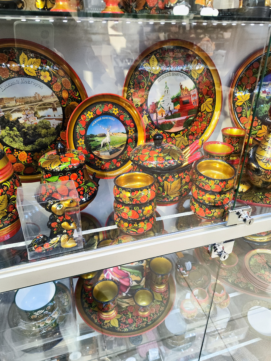 Хохломская роспись. Фото автора