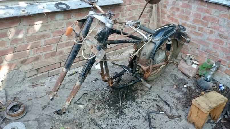 Реставрация мотоцикла «PANNONIA» T-5 1971 года.