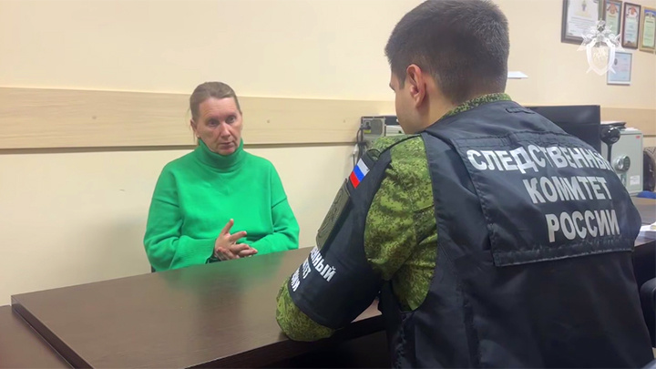    Надежда Комарова после освобождения из оккупации рассказала, как украинские боевики убивали её односельчан// Скриншот видео из ТГ-канала "Следком"