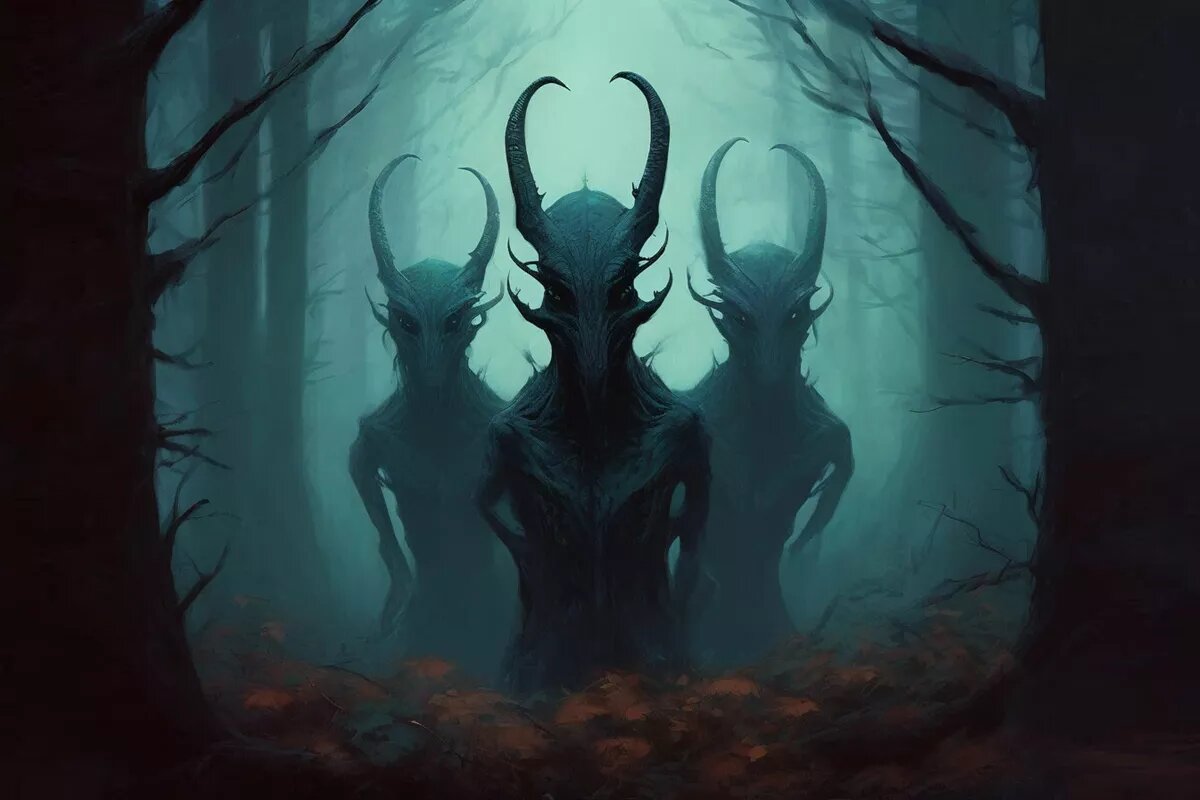 Черт его знает, что еще может скрываться в темных чащобах предгорий Кубани – письмена древних или страшные сказки человека, которого всегда страшит неизвестное.
Фото: Нейросеть shedevrum.ai