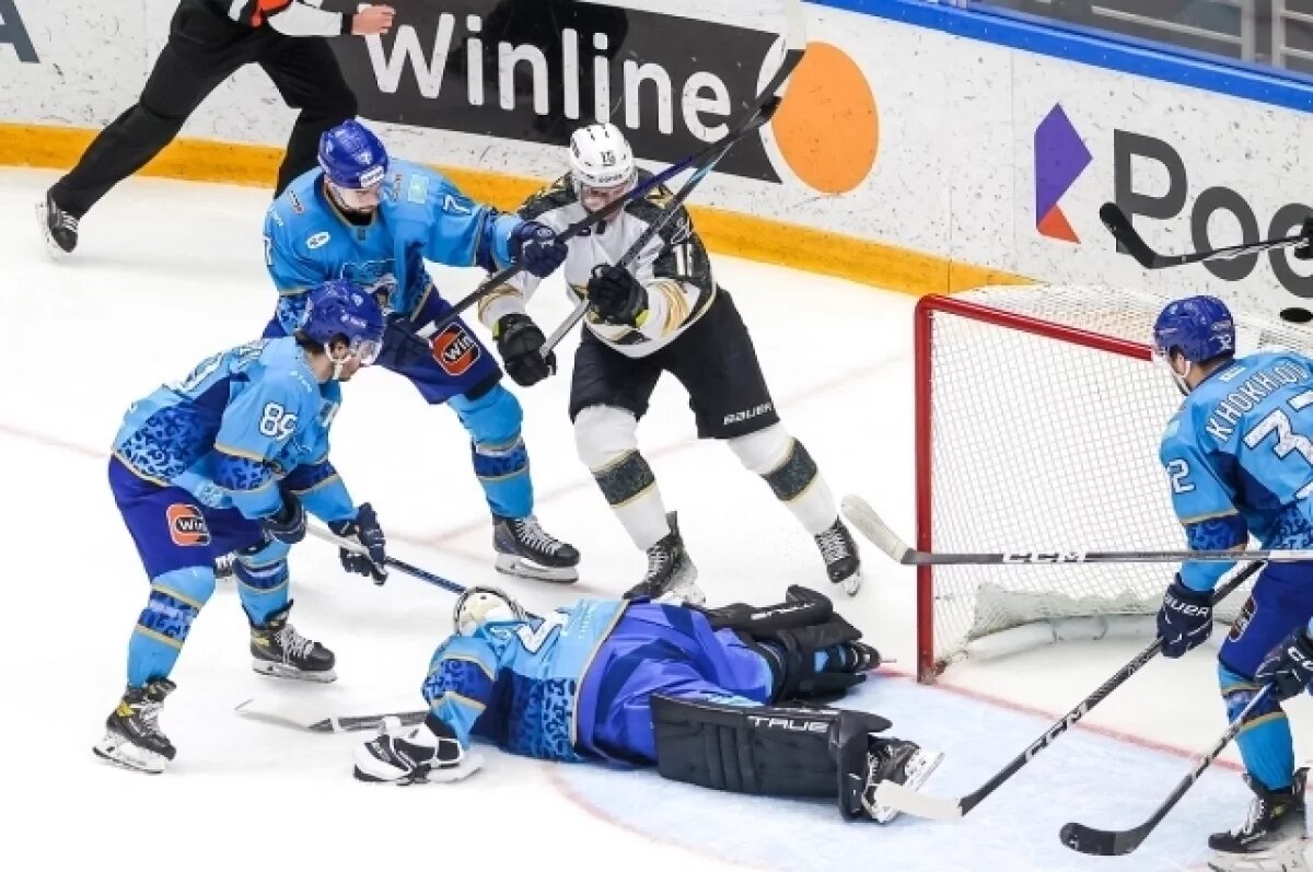    «Адмирал» одержал волевую победу над «Барысом» в гостях