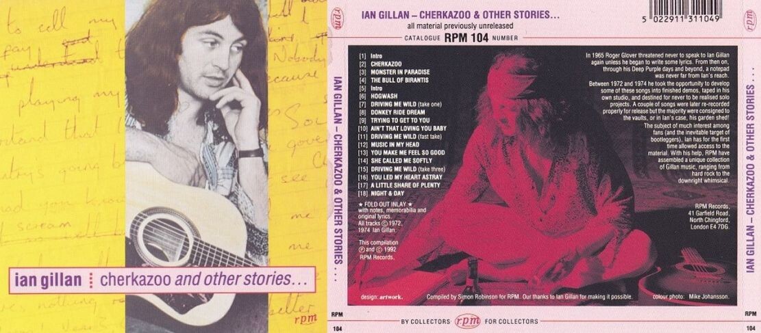 Альбом Ian Gillan "Cherkazoo And Other Stories...", 1992 г.