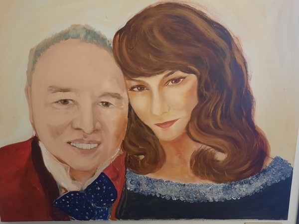 73. Елена Вагнер Федосеева. Мой друг Слава Зайцев, холст, масло, 50х60, 2022, Москва-Звенигород.