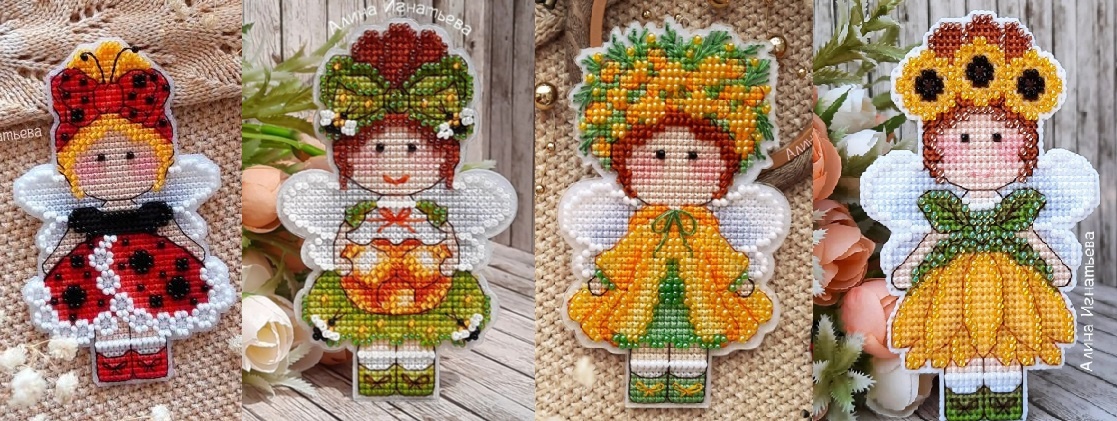 Фото готовой вышивки от дизайнера Алины Игнатьевой