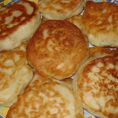 Пышные дрожжевые Оладьи. 