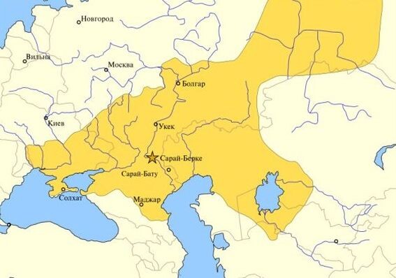 Золотая Орда - длясвоего времени была как бы очень мощной империей