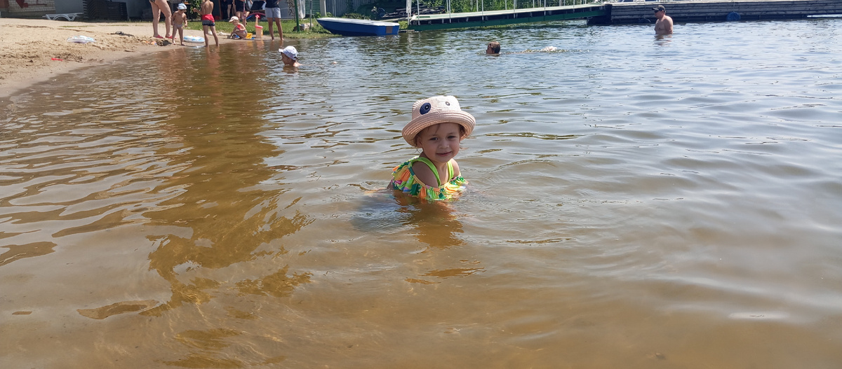 Июль, пляж Камышин