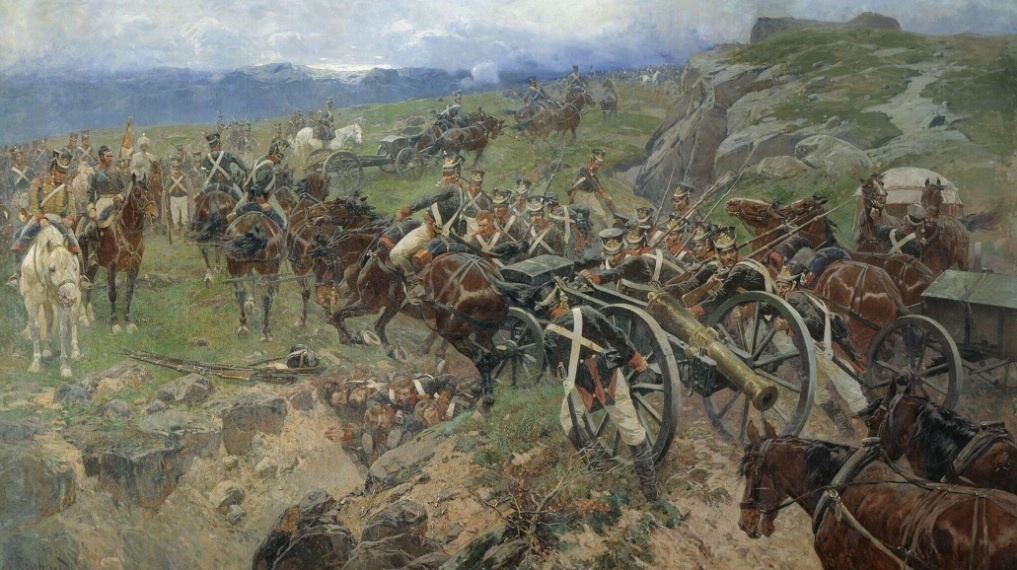 «Живой мост», Франц Рубо, 1897.