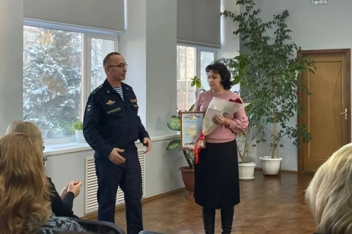    Главврач ульяновской поликлиники награждена медалью «За службу и верность»