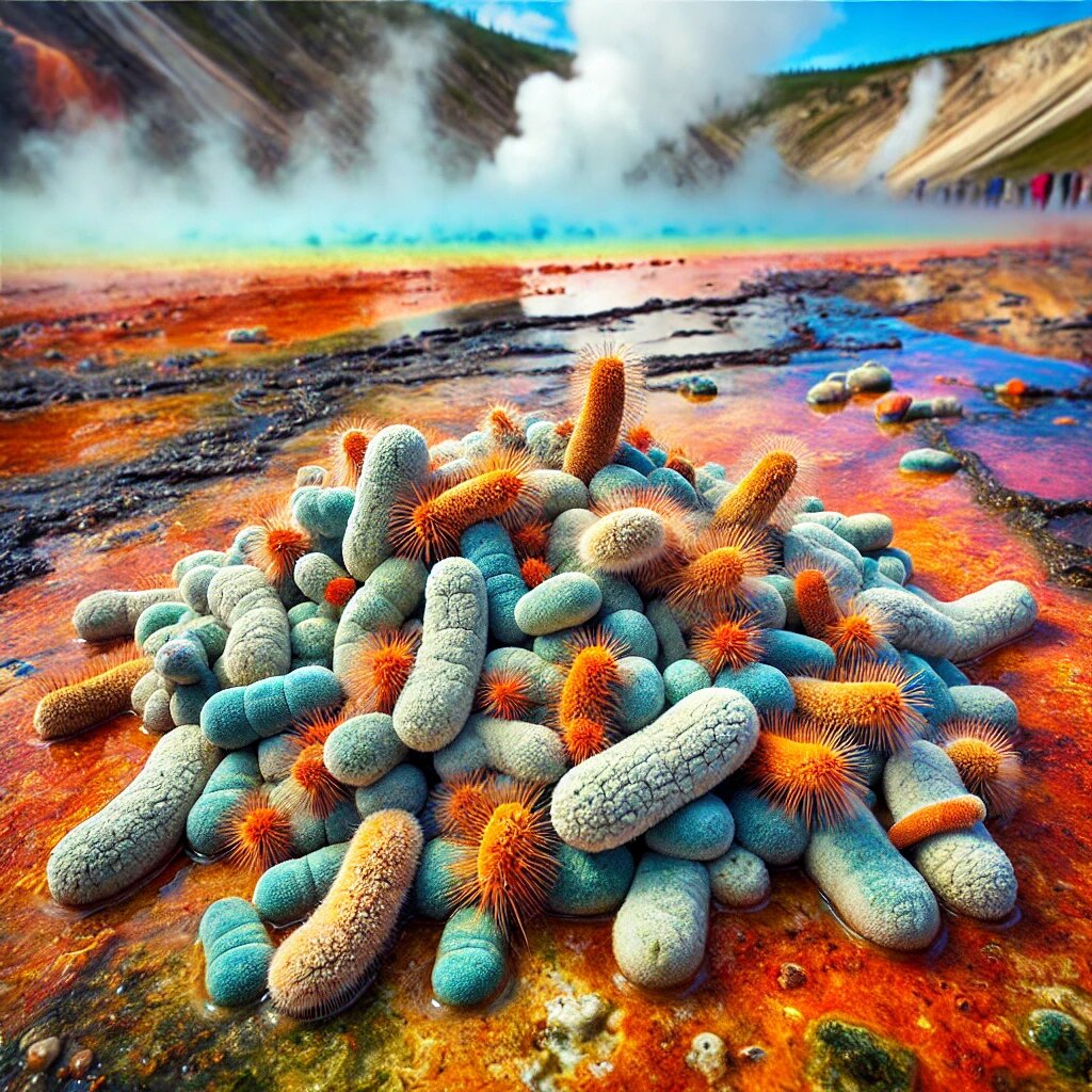 Термофильные бактерии в горячих источниках