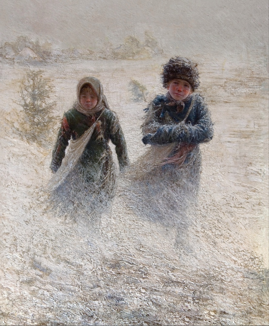 Картина Горохова И.Л. «По миру», 1894г.