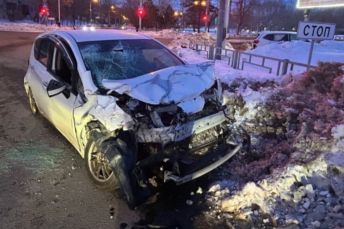    Девушка устроила жёсткое ДТП в центре Хабаровска, пострадали пятеро