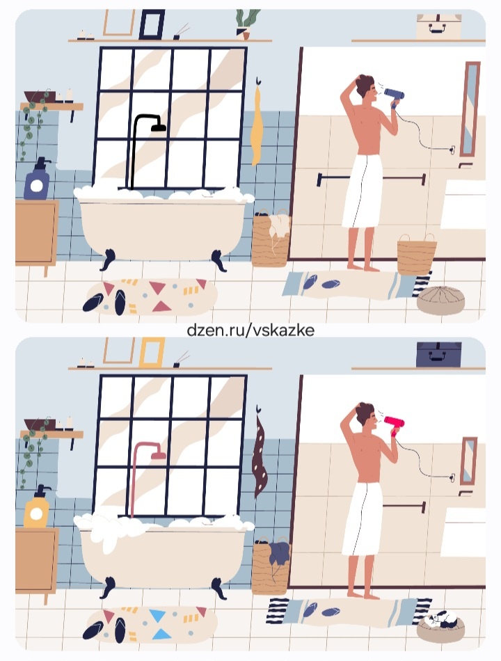 Найдити различия на изображениях