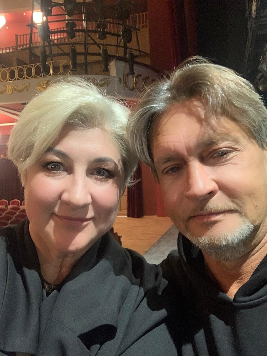 Нина Чусова и Александр Домогаров