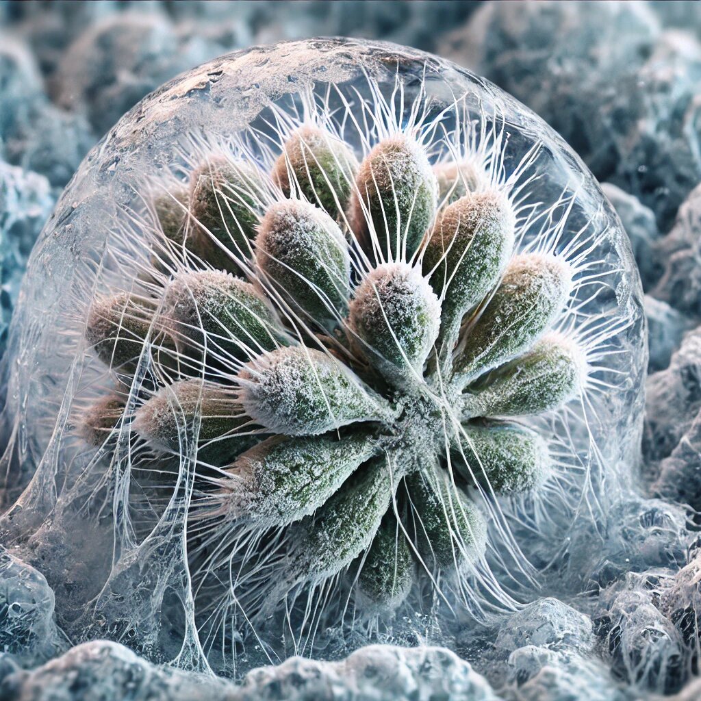 изображение замороженных водорослей