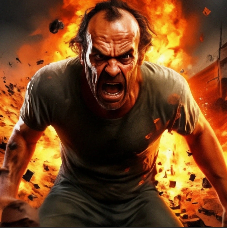 Тревор Филипс, один из героев игры Grand Theft Auto V