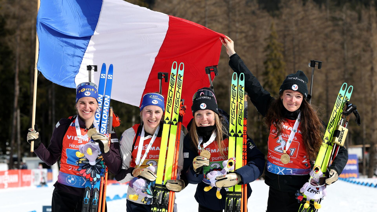 Франция завоевывает золото в женской эстафете