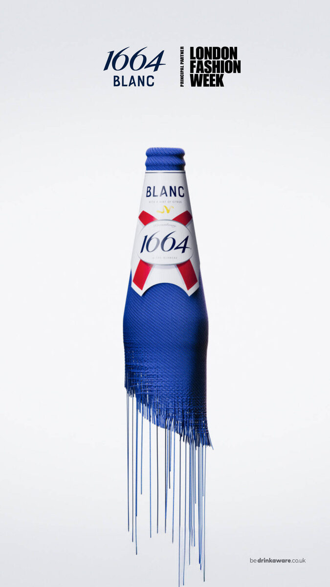 1664 Blanc и London Fashion Week: пиво как модный аксессуар  