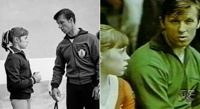 Елена Мухина с тренером Михаилом Клименко