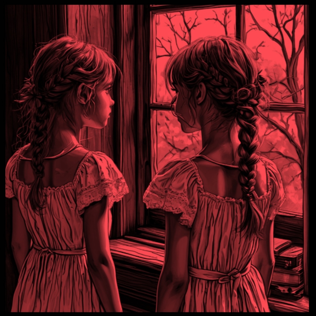 Мы все вместе решили, что если мы спрячемся и нас не будет видно, он уйдёт.