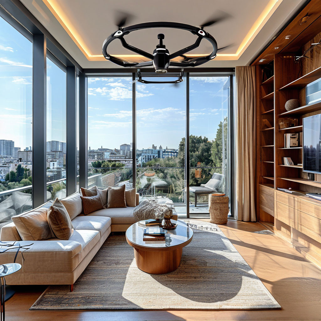 БПЛА в помещении