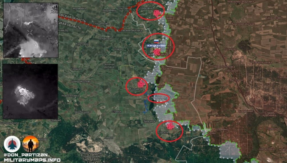    Карта СВО, освобождение ЛНР. Грековка расположена на границе ЛНР и Харьковской области.