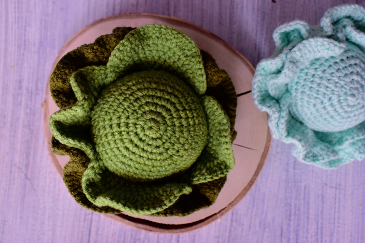 Вязаная крючком капуста, игрушка крючком